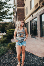 Load image into Gallery viewer, Women&#39;s Grey Camo tank
