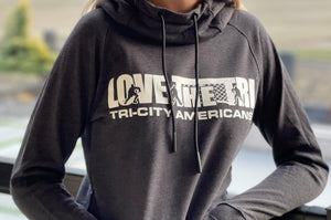 Men's LoveTheTri-City Americans hoodie in gray