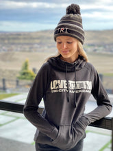 Load image into Gallery viewer, Women&#39;s LoveTheTri-City Americans Hoodie in gray
